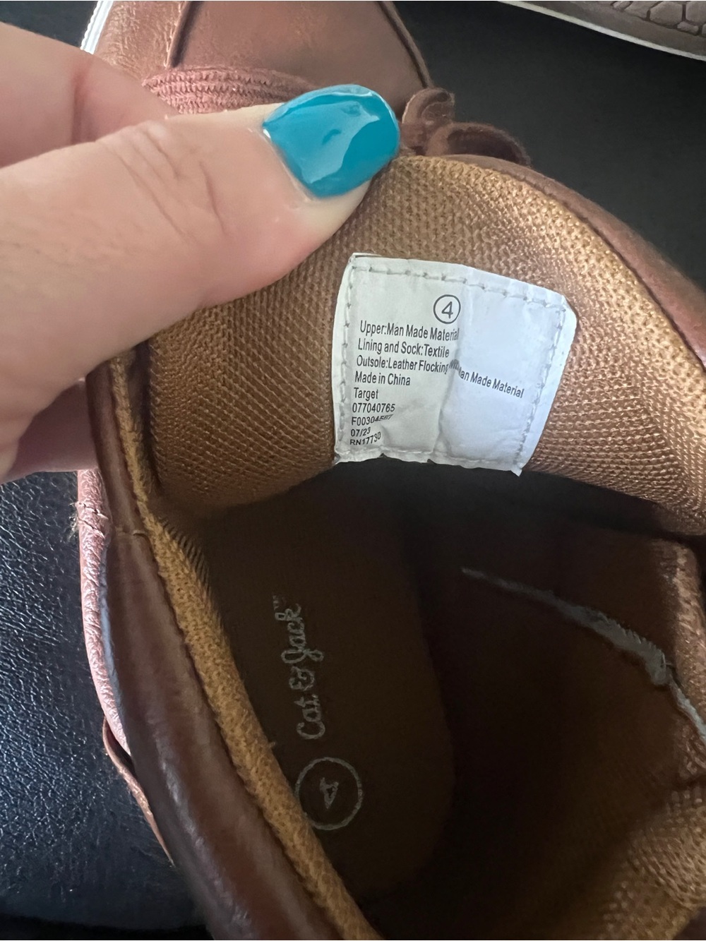 Cat & Jack Brown Lace-Up Kids Boots - Picture 5 of 5